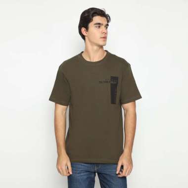 RBJ T-Shirt Cotton Pria 43008 Army Green XL