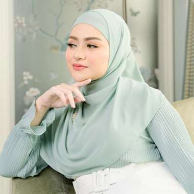 Lozy Hijab - Bawal Inner Shawl 237K Get 3 ( Pashmina Inner Ciput) Sage New