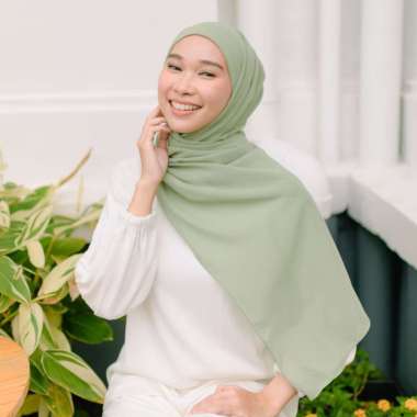 Lozy Hijab - Bawal Inner Shawl 237K Get 3 ( Pashmina Inner Ciput) Avocado New