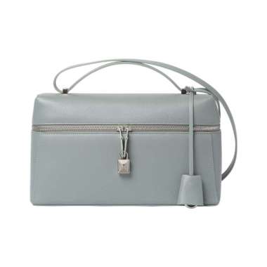 Loro Piana Extra Bag L27 Calfskin Eucalyptus Shw Blue
