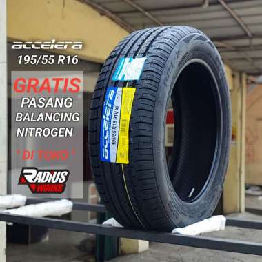 ban accelera ukuran 195 55 R16 type phi-r tubles harian empuk