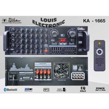 Amplifier Black Spider KA 1665 KA1665 Bluetooth ORIGINAL