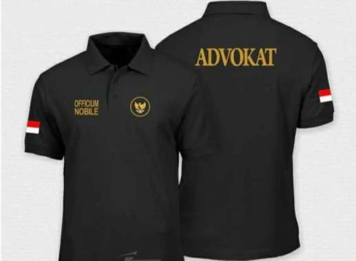 Kaos Polo SHIRT Tshirt Baju Kerah Distro ADVOKAT Pengacara Hukum indonesia lawyer Officium nobile sa
