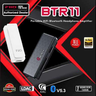 Fiio BTR 11 / BTR11 Portable HiFi Bluetooth DAC Headphone Amplifier / DAC Amp Original BLACK