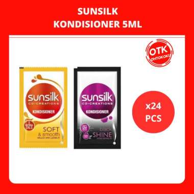 SUNSILK CONDITIONER RAMBUT 9ML 1 RENTENG Black Shine