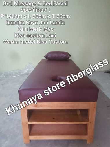 Produksi Bed massage kayu jati landa/Ranjang terapis kayu/Kursi refleksi/Bed facial baru