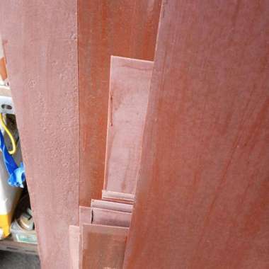 Plat Besi Iron Sheet tebal 2,5 mm uk 54,5 x 60 cm sudah dimeni
