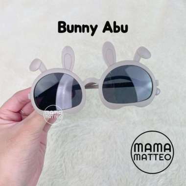 Kacamata Hitam Gaya Bulat Anak Lucu / Kids Sunglasses Bear No Frame Bunny / Kaca Mata Kecil Mini KAC