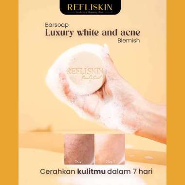 Refliskin Sabun Muka untuk Jerawat Original by Refli Skin x Lglow Beauty Sabun Mandi dan Wajah