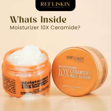 Refliskin Moisturizer Skin Barrier 10x Ceramide + Algae Original BPOM by Refli Skin x Lglow Beauty M
