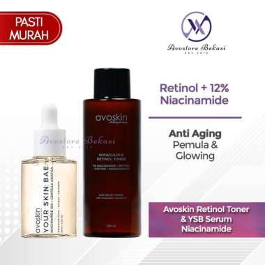 BUNDLING Avoskin Retinol Toner 100ml + Serum Niacinamide 30 ml