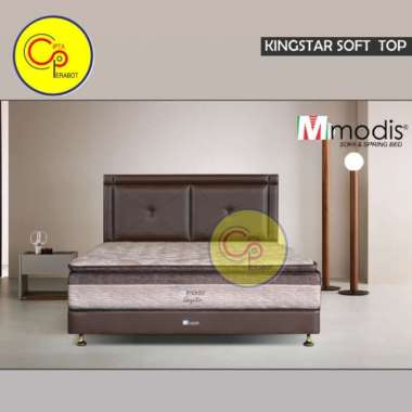 Springbed Kasur Modis Kingstar Soft Top King Size Tempat Tidur Fullset Custom