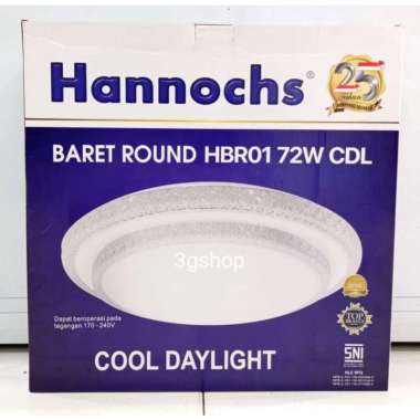 KAP LAMPU BARET HBR01 72WATT HANNOCHS