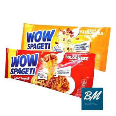 WOW Spaghetti Carbonara dan Bolognesse (Spaghetti Instant) Carbonara
