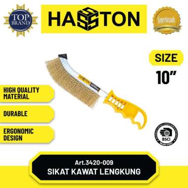 HASSTON SIKAT KUNING BAJA / SIKAT KAWAT LENGKUNG (3420-009)