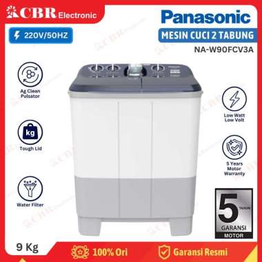 Mesin Cuci PANASONIC 2 Tabung 9 Kg NA-W90FCV3A
