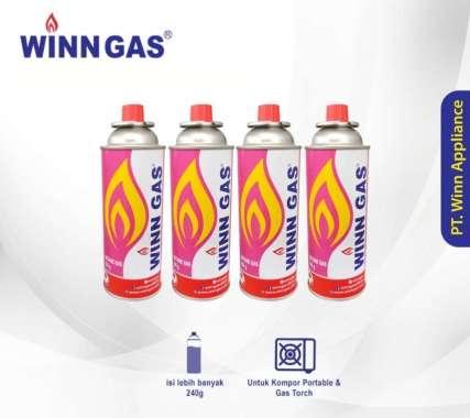 Winn Gas Tabung Gas Kaleng Kecil Butane 235 gr