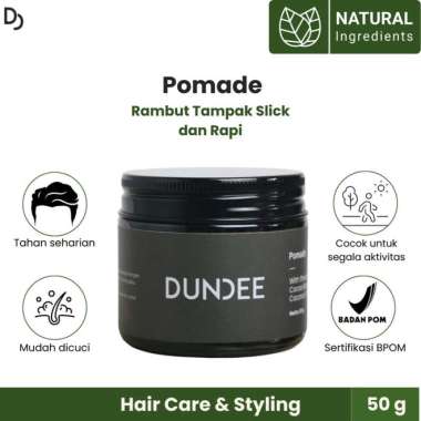 Dundee Pomade & Clay - 100% Natural / Organik Pomade