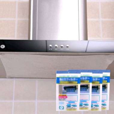 PPR6363 Kertas Filter Debu Dapur / Penutup Cooker Hood / Exhaust Fan Kompor Untuk Filter Asap WHITE