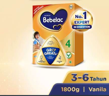 Promo Harga Bebelac 4 Susu Pertumbuhan Madu 1800 gr - Blibli