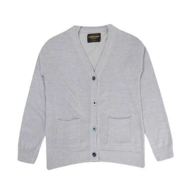 JAKET PRIA - ETERNALWORKS GREY KNITWEAR CARDIGAN - CARDIGAN RAJUT S-M