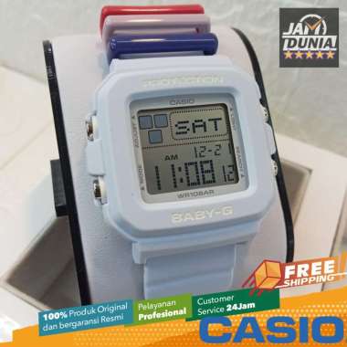 CASIO ORIGINAL - CASIO BABY-G BABY-G+ PLUS BGD-10L-2DR BGD 10L 2DR - JAM TANGAN WANITA NG - RUBBER B