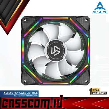 Alseye Fan Case Pentagon Auto RGB EL-120-AR RGB CPU Cooler / Fan Casing 12Cm