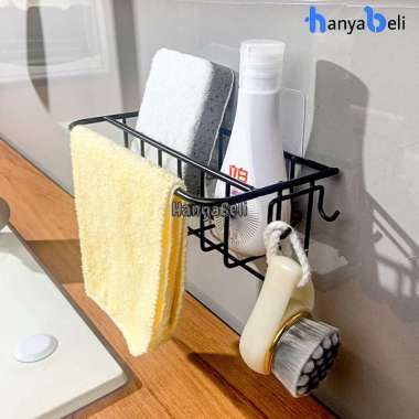 Rak Sponge Tempel Dinding Wastafel Rak Sabun Cuci Piring Tempat Spon Sabun Rak Dapur Rak Spons Wasta