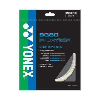 YONEX Badminton Strings BG 80 POWER BRIGHT ORANGE