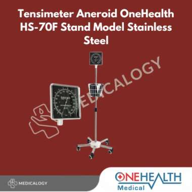 Tensimeter Aneroid OneHealth HS-70F Stand Model Stainless Steel