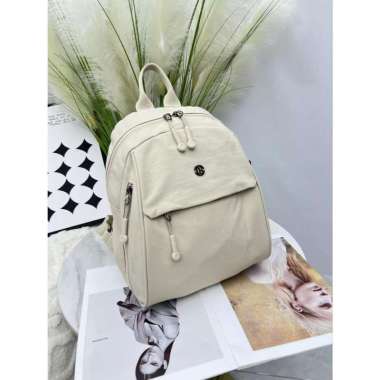 Tas Ransel Wanita Chibao CB 00480-SF + Free Dustbag CB 00480-SF Putih Susu