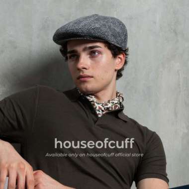 Houseofcuff topi painter baret hat flatcap pattern X002