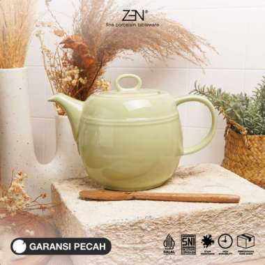 ZEN Teko Keramik/ Teapot Estetik Green Best Seller