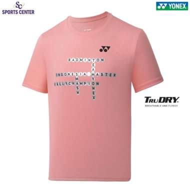 New Kaos / Jersey Yonex Badminton Indo Master 2961 Peach Bud S