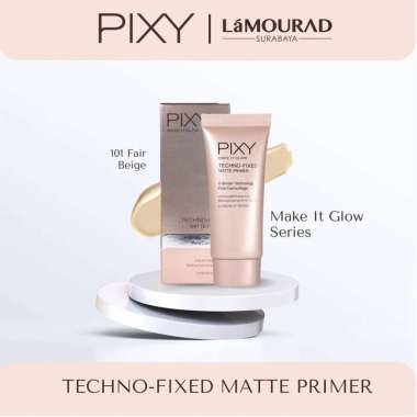 PIXY Make It Glow Techno Fixed Matte Primer 101 Fair Beige