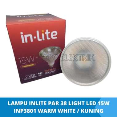 Lampu Inlite Par 38 Light LED 15W INP3801 Warm White / Kuning Putih