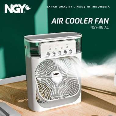 Kipas Angin Mini Portable Air Cooler Pakai Air/Es Batu NAGOYA NGY 118 AC