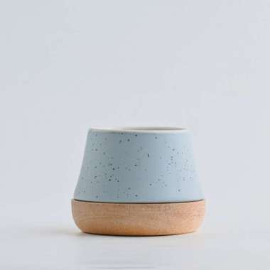 Brewsuniq - Duquet Mug Teapot & Mug - Blue & Art Series / Teko dan mug minum cantik unik minimalis M