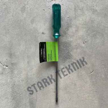 TEKIRO OBENG GO THRU (+) PH2 X 200 MM (6) HANDLE HIJAU