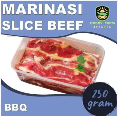 daging sapi marinasi slice / daging sapi segar marinasi slice / slice beef marinasi teriyaki / bulgo