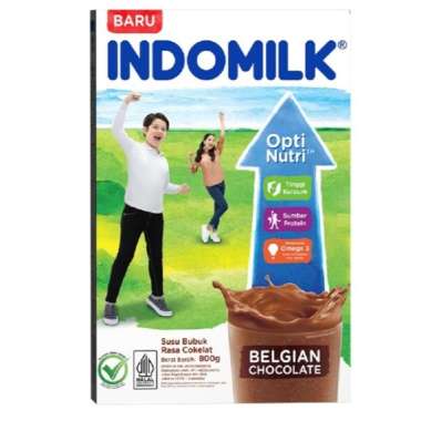 Promo Harga Indomilk Susu Bubuk Omega 3 Cokelat 800 gr - Blibli