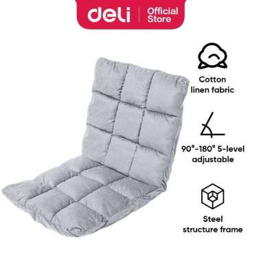 Deli Kursi Sofa Lesehan Lipat / Folding Sofa E496X Abu-abu