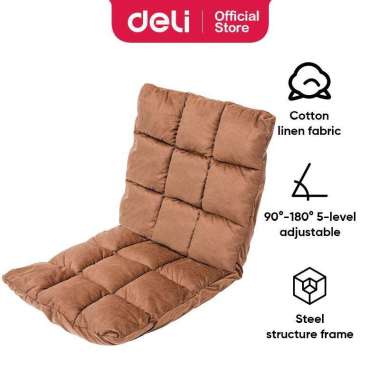 Deli Kursi Sofa Lesehan Lipat / Folding Sofa E496X Cokelat