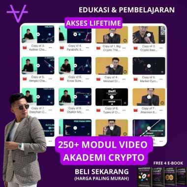 Akademi Crypto Timothy Ronald Buku Digital Academy - Paket Modul Video Lengkap Belajar Trading Bitco