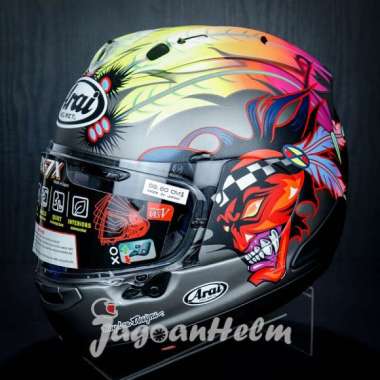 ARAI HELM RX-7X | RUSSEL GREY FROST | RX7X FULL FACE L