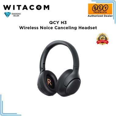 WITACOM - QCY H3 Wireless Noise Canceling Headset - Garansi Resmi Hitam