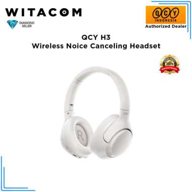 WITACOM - QCY H3 Wireless Noise Canceling Headset - Garansi Resmi Putih