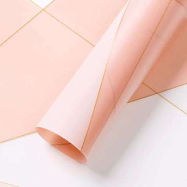 Kertas Buket Bunga CROSS LINE PATTERN CELLOPHANE / FLOWER WRAPPING PAPER / KERTAS BUCKET / PEMBUNGKU
