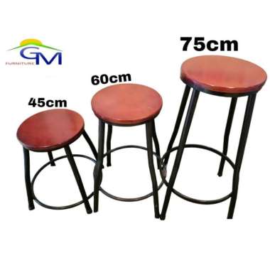 Kursi Bar cafe Resto Bangku Billiard Bakso pendek/kecil