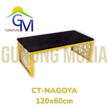 Meja Tamu Granit CT- NAGOYA Hitam